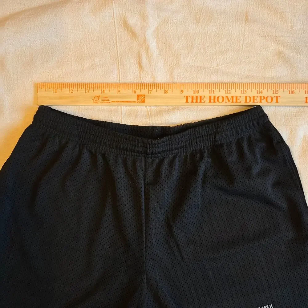 Made in Japan Barcode Mesh Gym Shorts Los Angeles Apparel Small